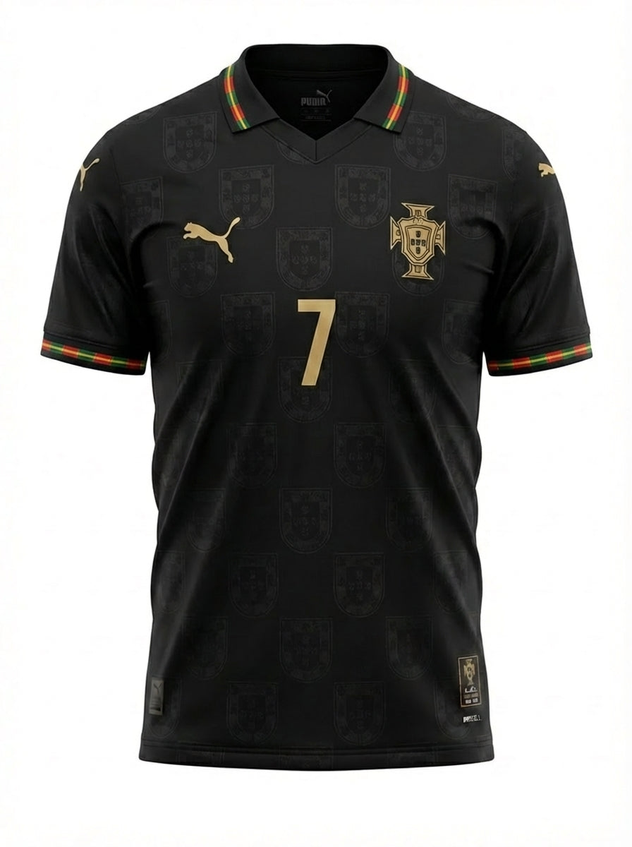Portugal Special Edition Black & Gold World Cup 2026 Jersey