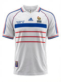 France Away Jersey from the 1998 FIFA World Cup made by Adidas.